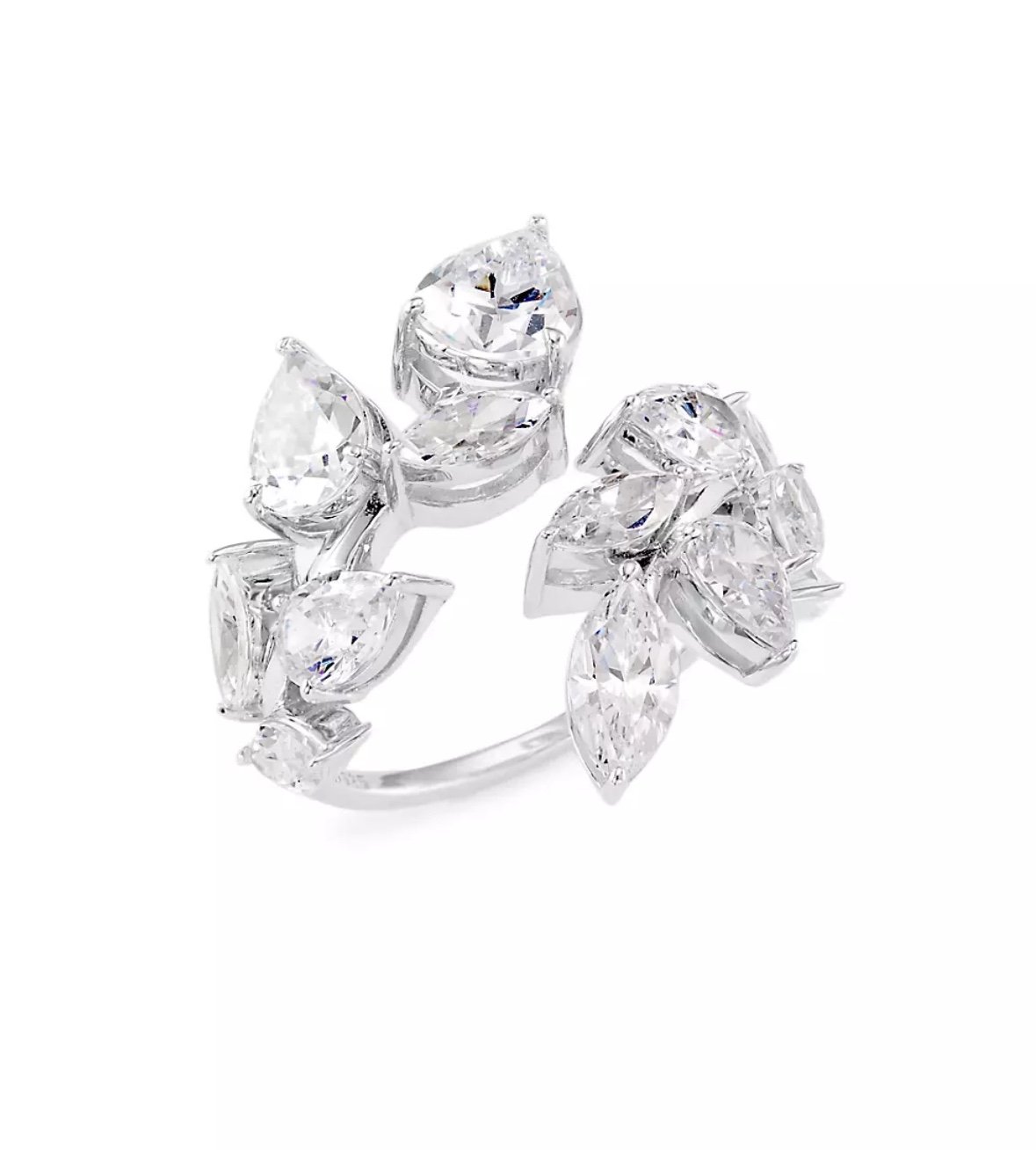 NWT Adriana Orsini Taylor Vine bypass ring Size 7