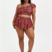Off Shoulder Bathing Two Piece Bathing Suit