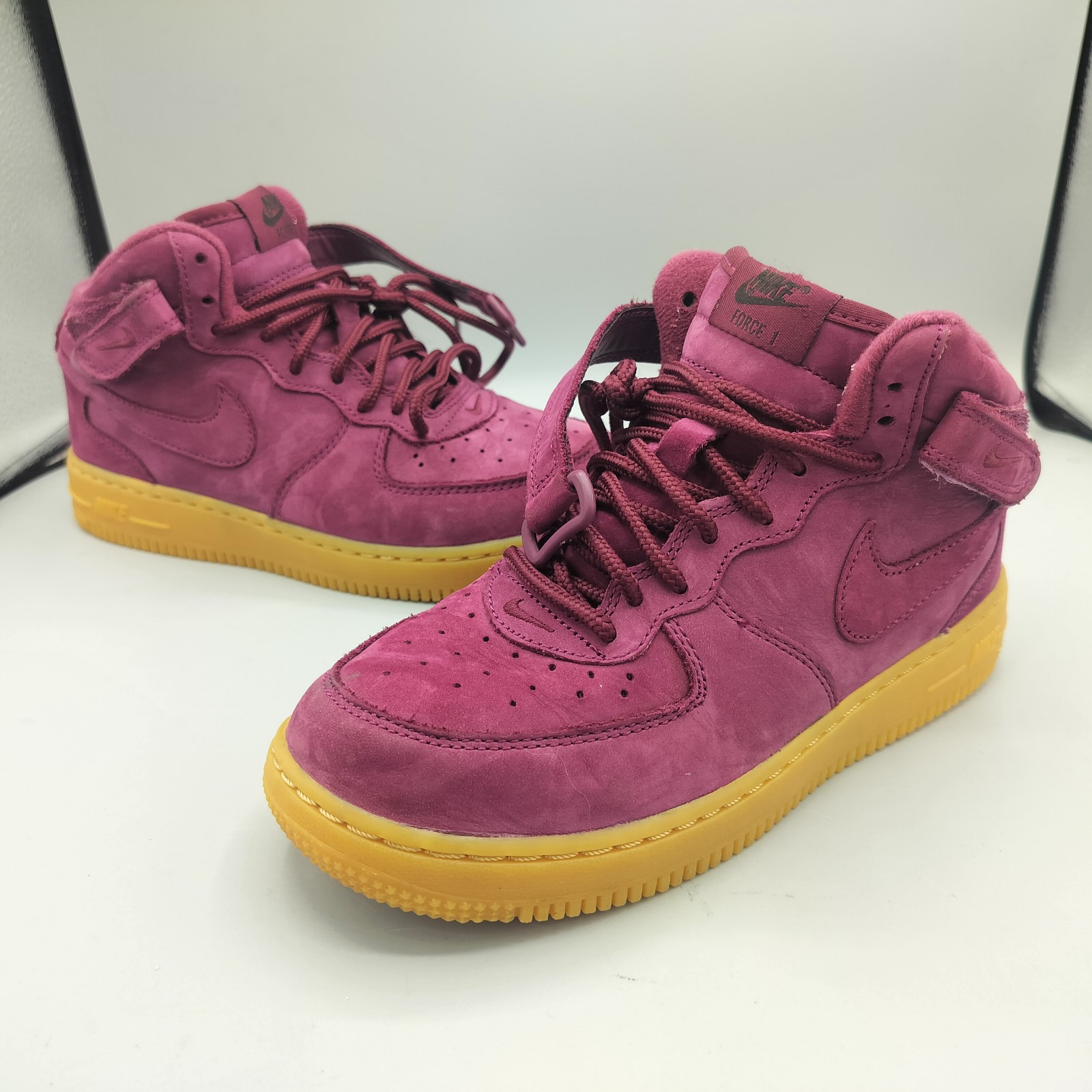Nike Big Kid Purple Air Force Sneakers- Size 3Y