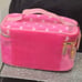 Juicy Couture Scottie Signature Logo Zip-Around Velour Cosmetic Bag