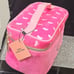 Juicy Couture Scottie Signature Logo Zip-Around Velour Cosmetic Bag
