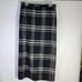Liz Claiborne Liz Sport Petite Black/White Plaid Wool Blend Wrap Skirt Size 12P