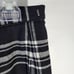 Liz Claiborne Liz Sport Petite Black/White Plaid Wool Blend Wrap Skirt Size 12P