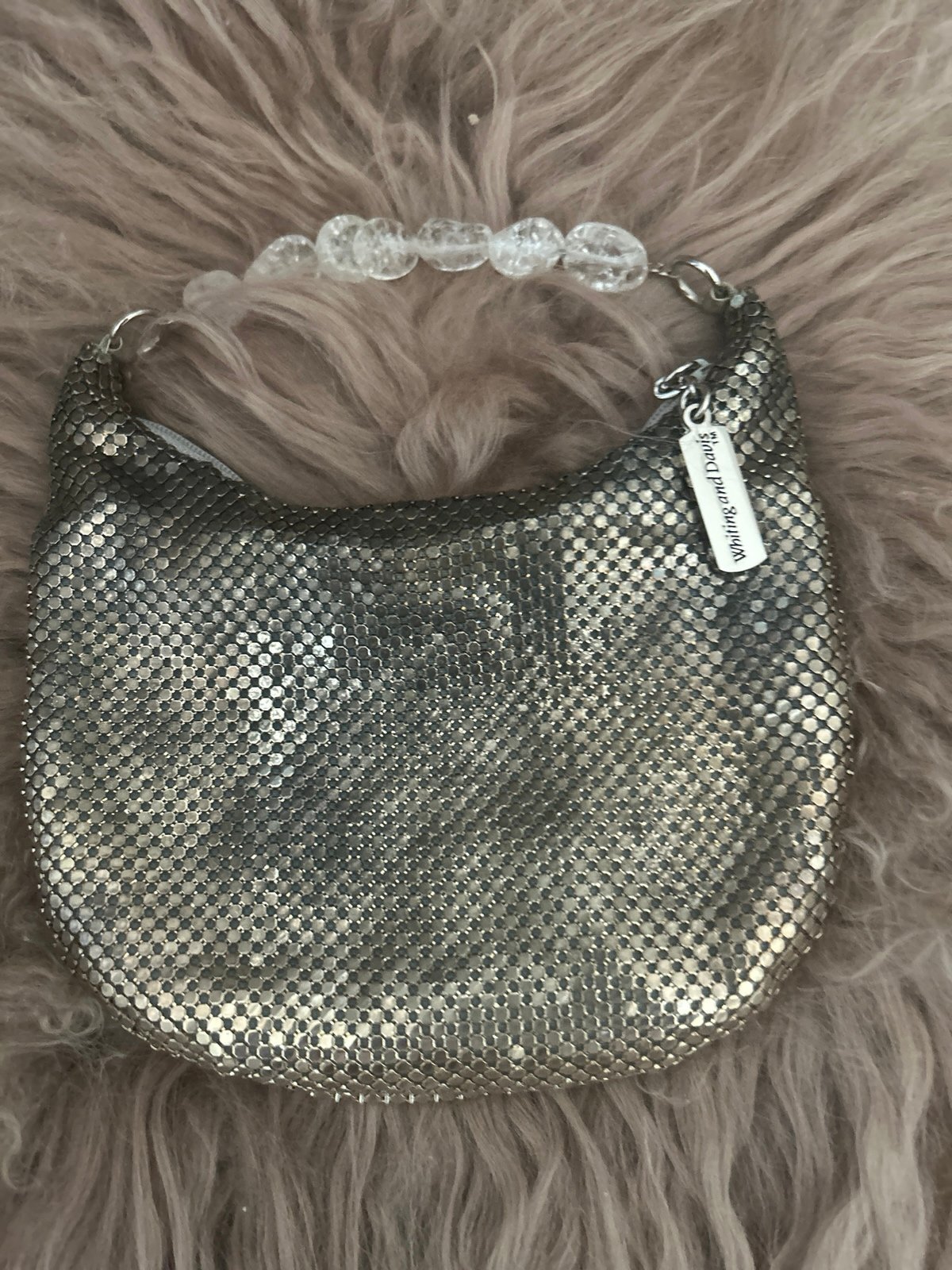 Rare Vintage Whiting and Davis mesh bag