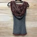 BKE Y2K indie sleaze fur trim hooded button festival wear vest