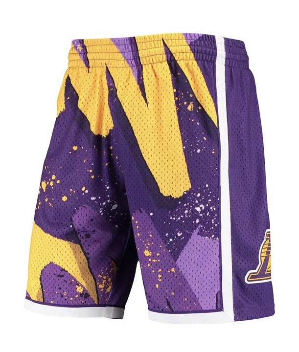 2009 Mitchell & Ness Los Angeles Lakers Hyper Shorts Swingman Mens Size XL New