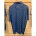 NWT Swing juice Geometric Performance Golf Polo XL Shirt NAVY