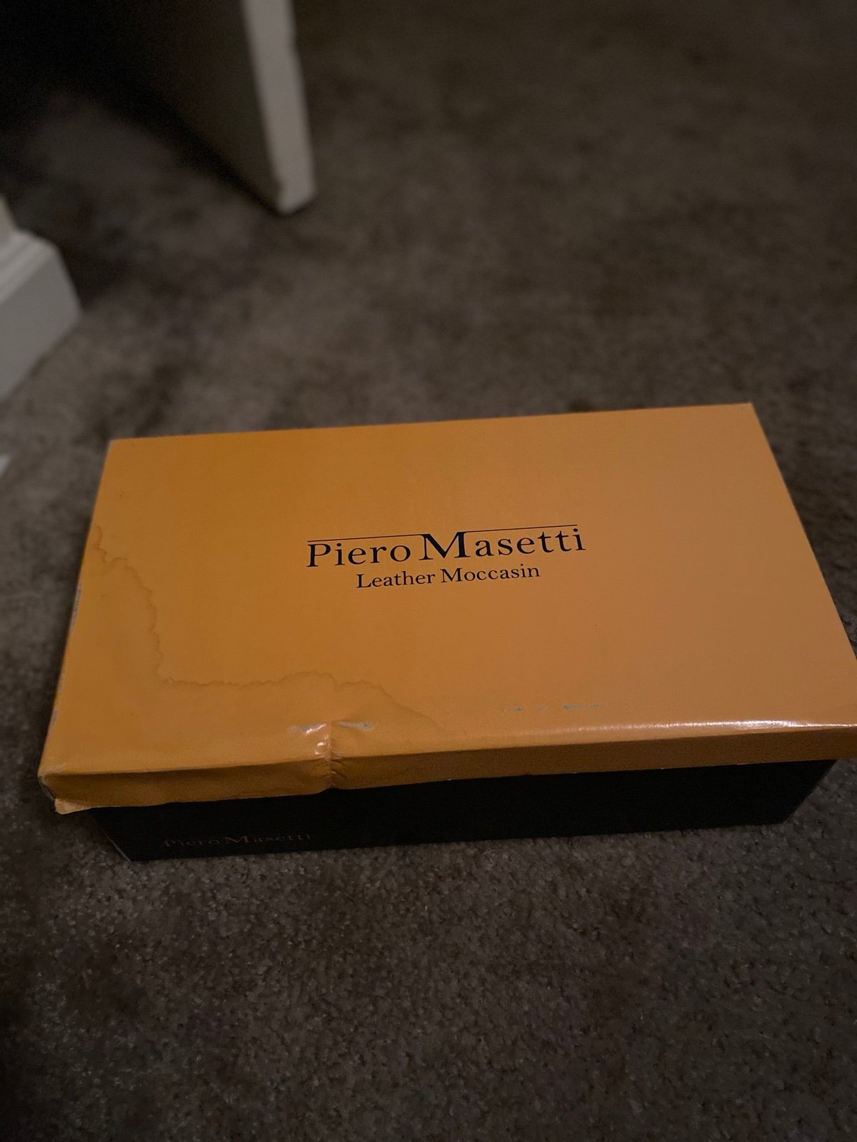 piero masett leather mosccasin shoes