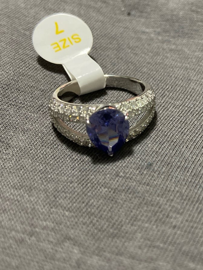 Bomb party .927 Sterling silver size 7 ring