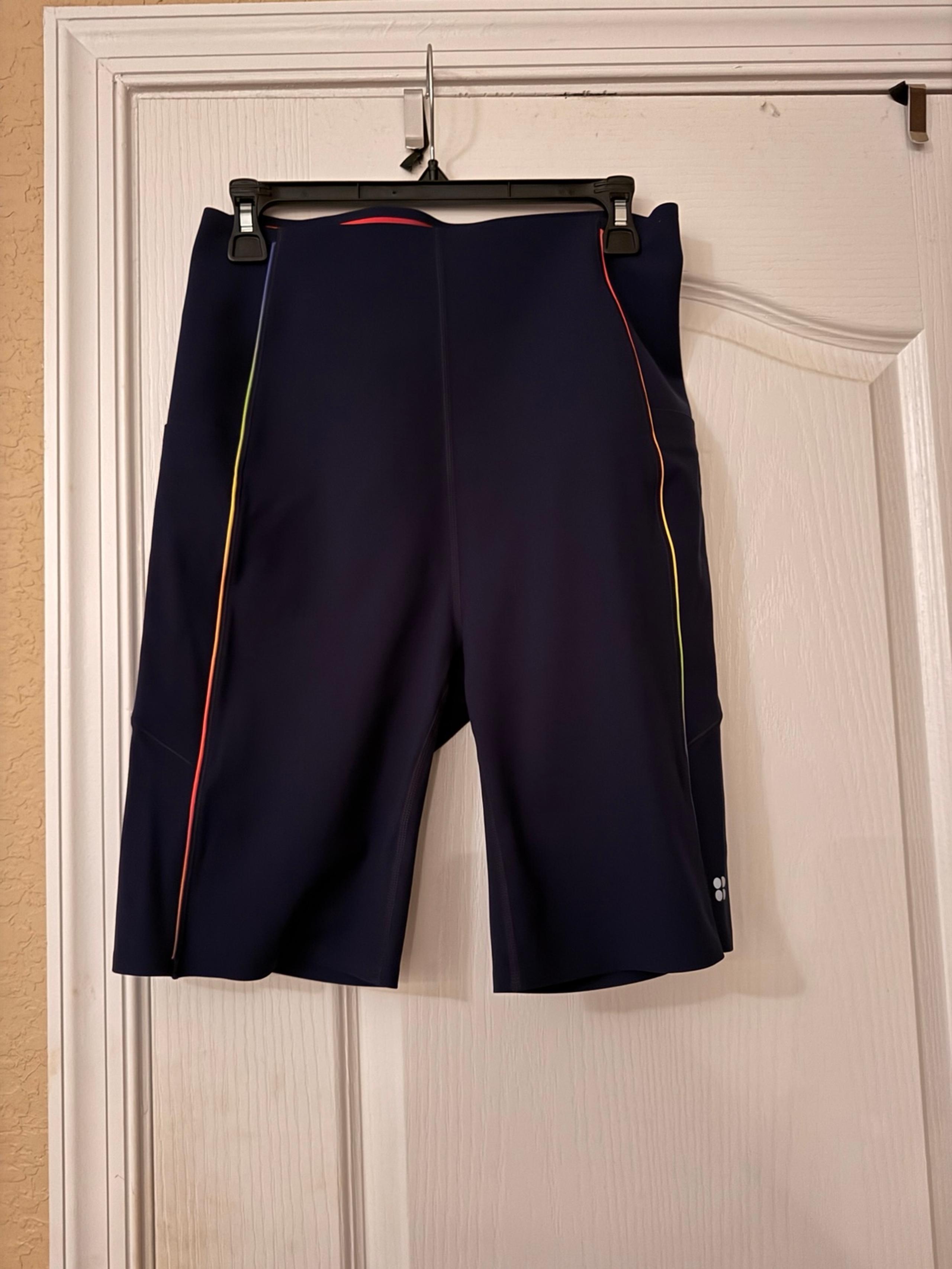 Sweaty Betty Power Shorts L Rainbow 9 in biker shorts