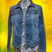 Hamsa Hand Jean Jacket