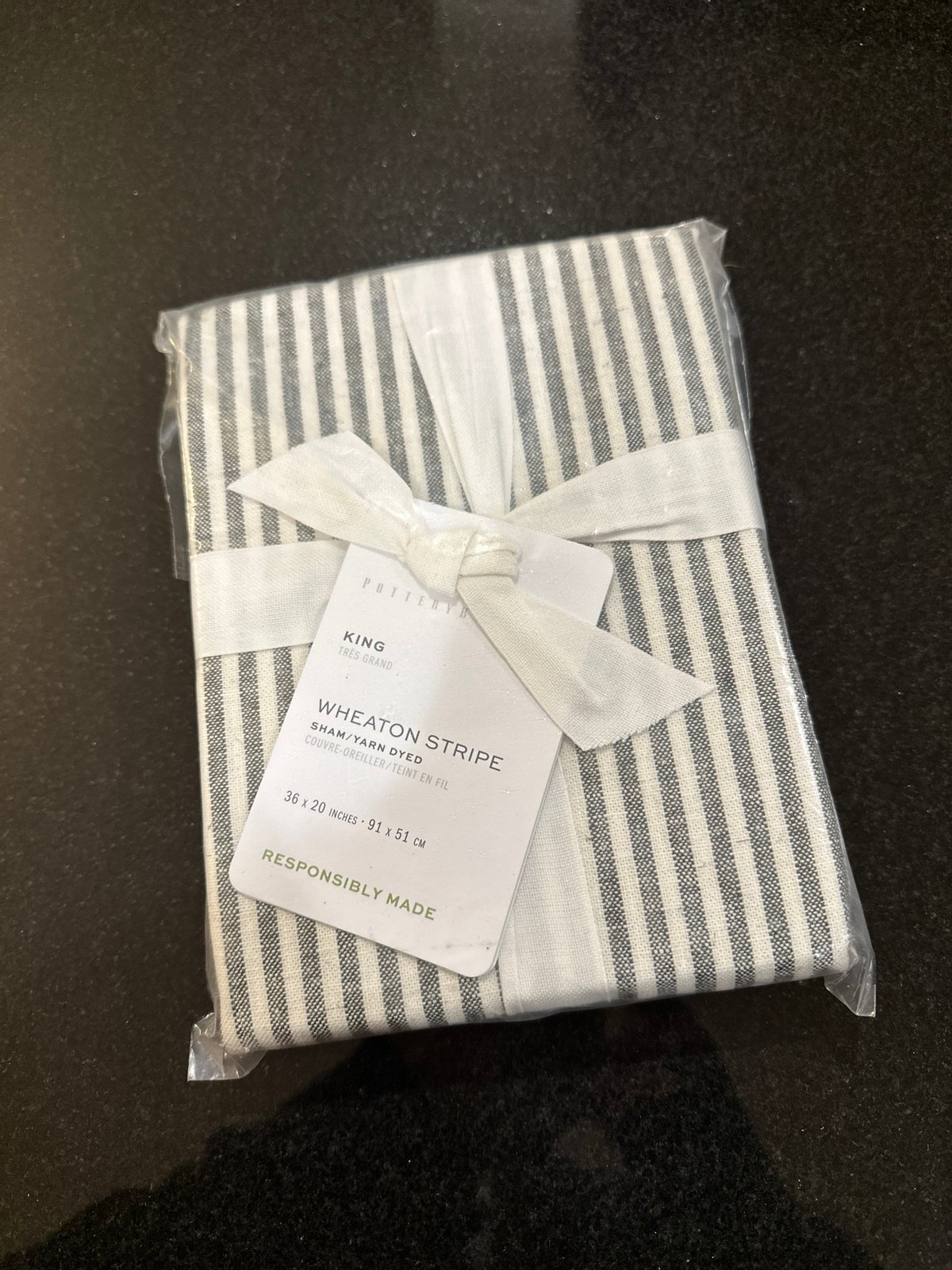 Pottery Barn Wheaton Stripe Sham