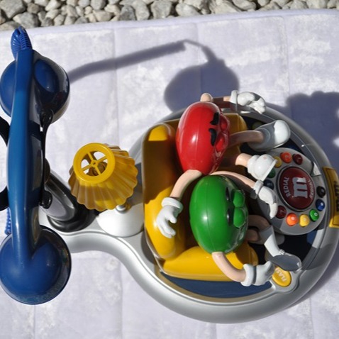 Vintage M&MS Real Desk Telephone Animated Official Licensed Product Collectible