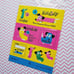 Sanrio vintage rare KICSTAFF dog doll stickers stationery crafts arts vtg new