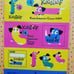 Sanrio vintage rare KICSTAFF dog doll stickers stationery crafts arts vtg new
