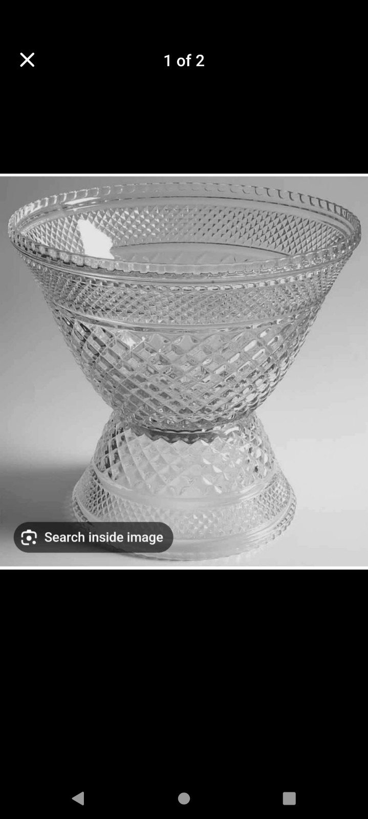Vintage Drinkware punchbowl set Wexford Anchor Hocking