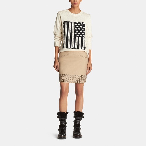 NWT Coach grommet skirt size 6