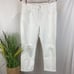 Anthropologie White High Rise Slim Distressed Cropped Jeans By Pilcro 32