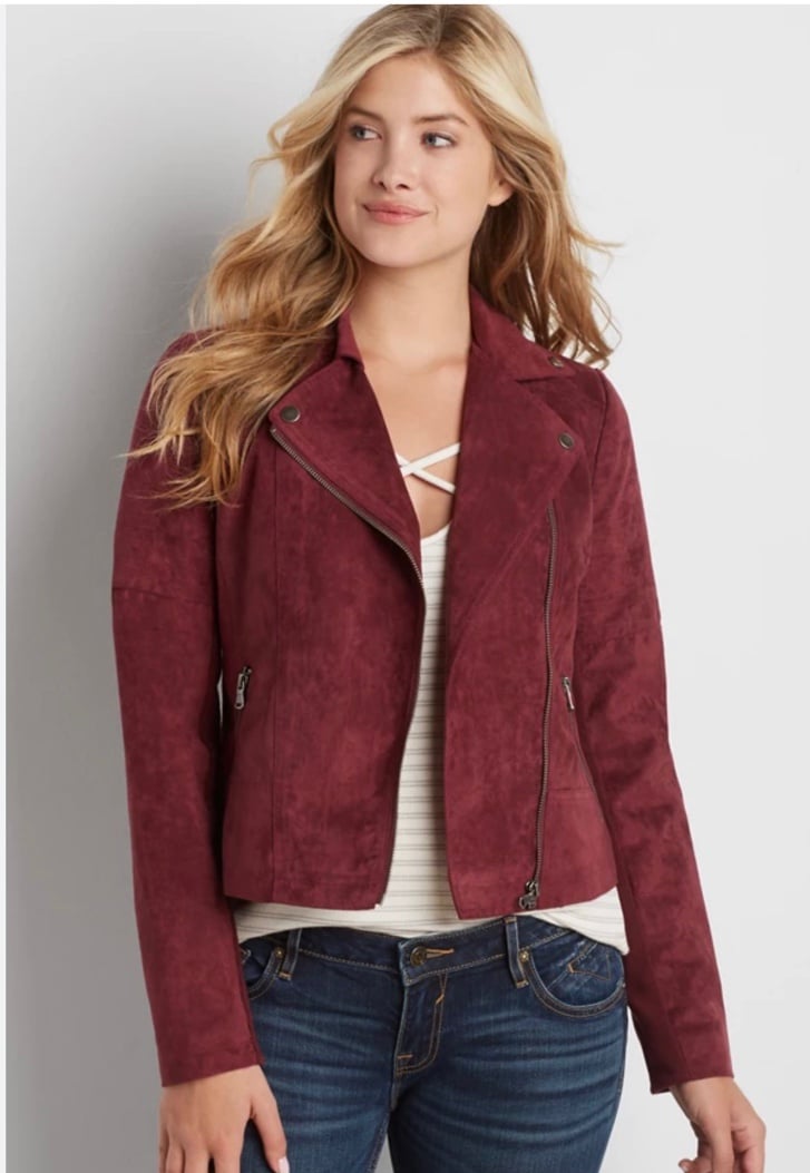 Maurices Faux Suede Motorcycle Coats Jackets for Women Mercari