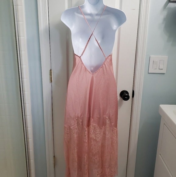 Victoria Secret midi lace slip dress