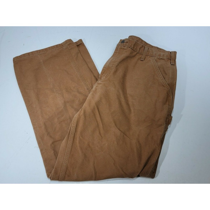 Carhartt Light Brown Carpenter Work Pants Men’s size 36X 32 RN#14806