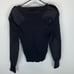 Woolly Pully Brigade Quartermasters Black 100% Wool Sweater SZ 38(sm) England