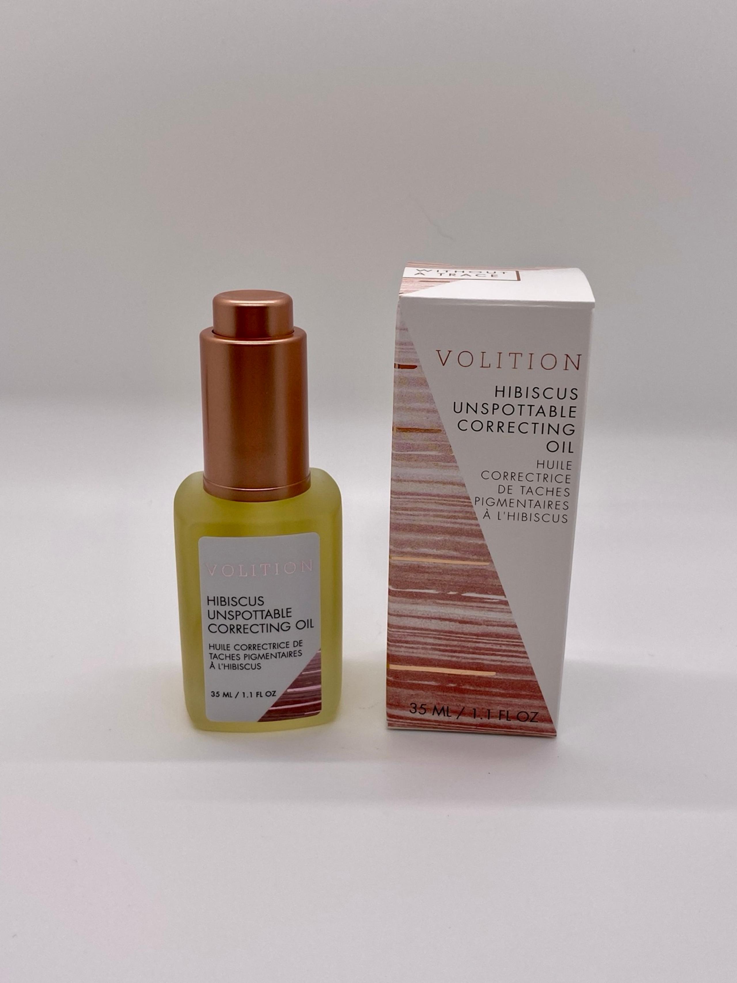 Volition Hibiscus Unspottable Correcting Oil 1.1 fl oz / 35 mL New In Box