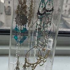 Beautiful acrylic earring holder