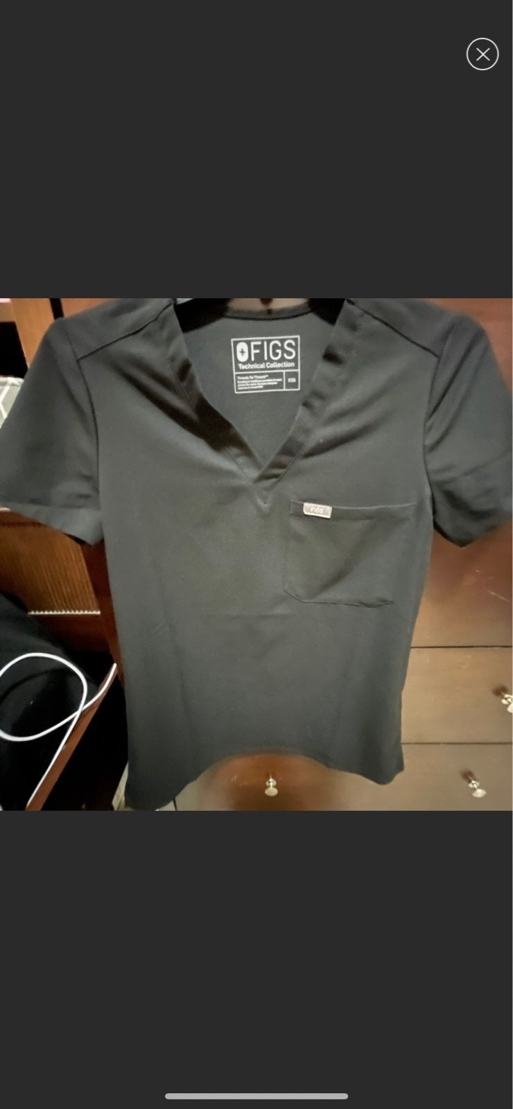 Figs Scrubs Set (Black)