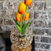 Tulip Crystal Flower Lamp Touch Rechargeable Cordless 3-Colour