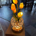 Tulip Crystal Flower Lamp Touch Rechargeable Cordless 3-Colour