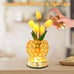 Tulip Crystal Flower Lamp Touch Rechargeable Cordless 3-Colour