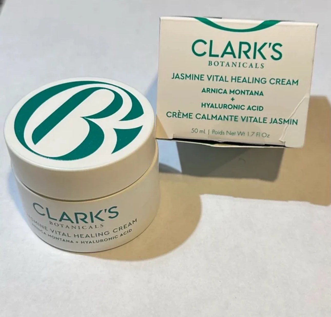 CLARK’S Botanicals Jasmine Vital Healing Serum Cream 50 ml 1.7 fl MSRP 125 BNIB