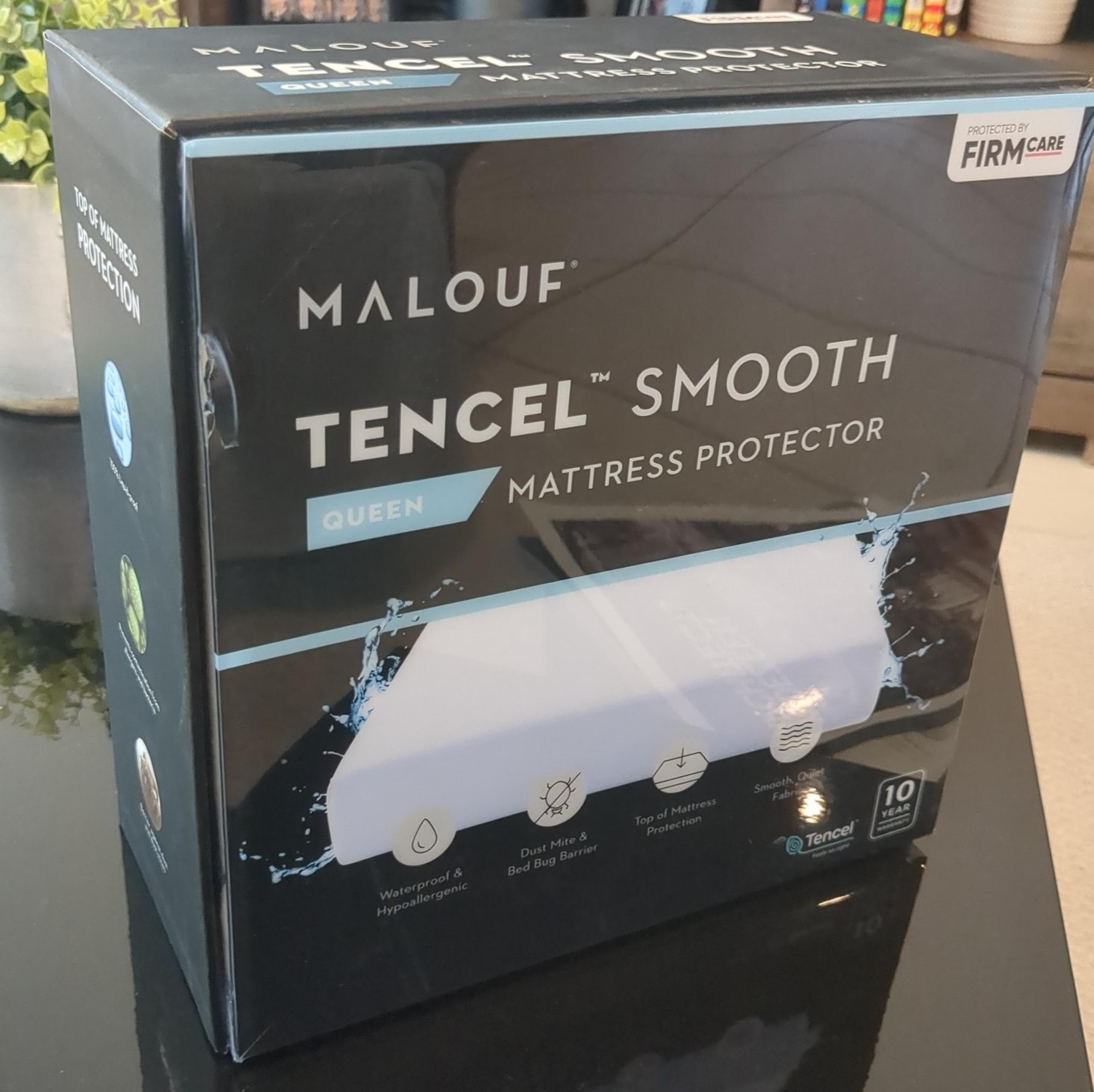 MALOUF Tencel Smooth QUEEN Mattress Protector