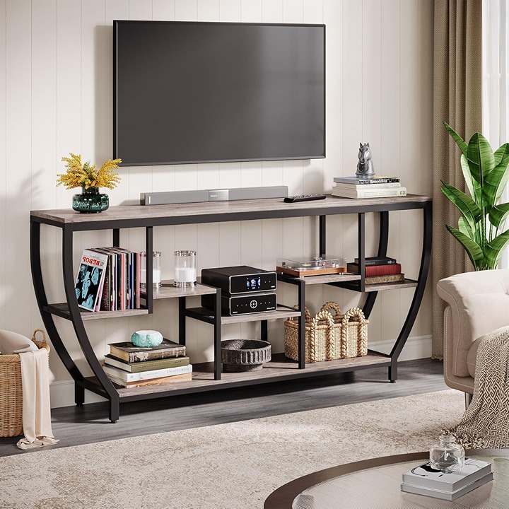 TV Stand for Televisions up to 80 Inches, 70.9 Inches Entertainment Center
