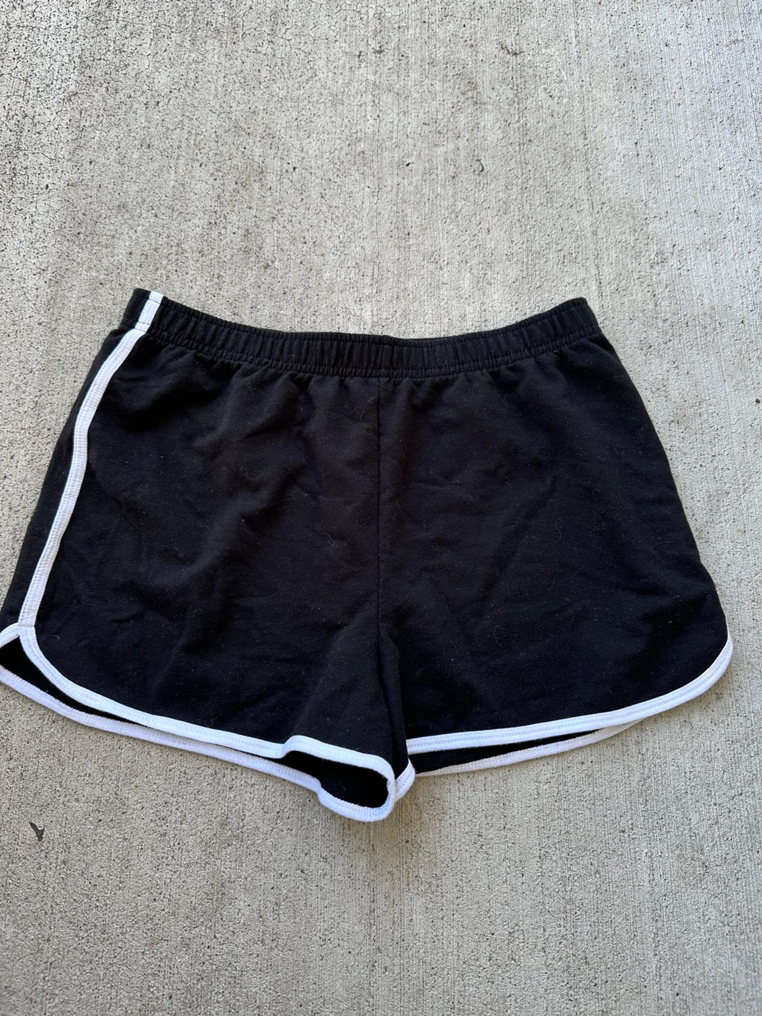 No Boundaries Juniors Sz. M Classic Black ( Wht) Knit Sport Shorts