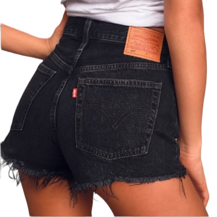 Levi's Premium 501 High rise shorts Size 28