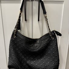 TORY BURCH QUILTED FLEMING TOTE HANDBAG