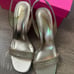 Lilly Pulitzer Gold Wedge shoes size 9