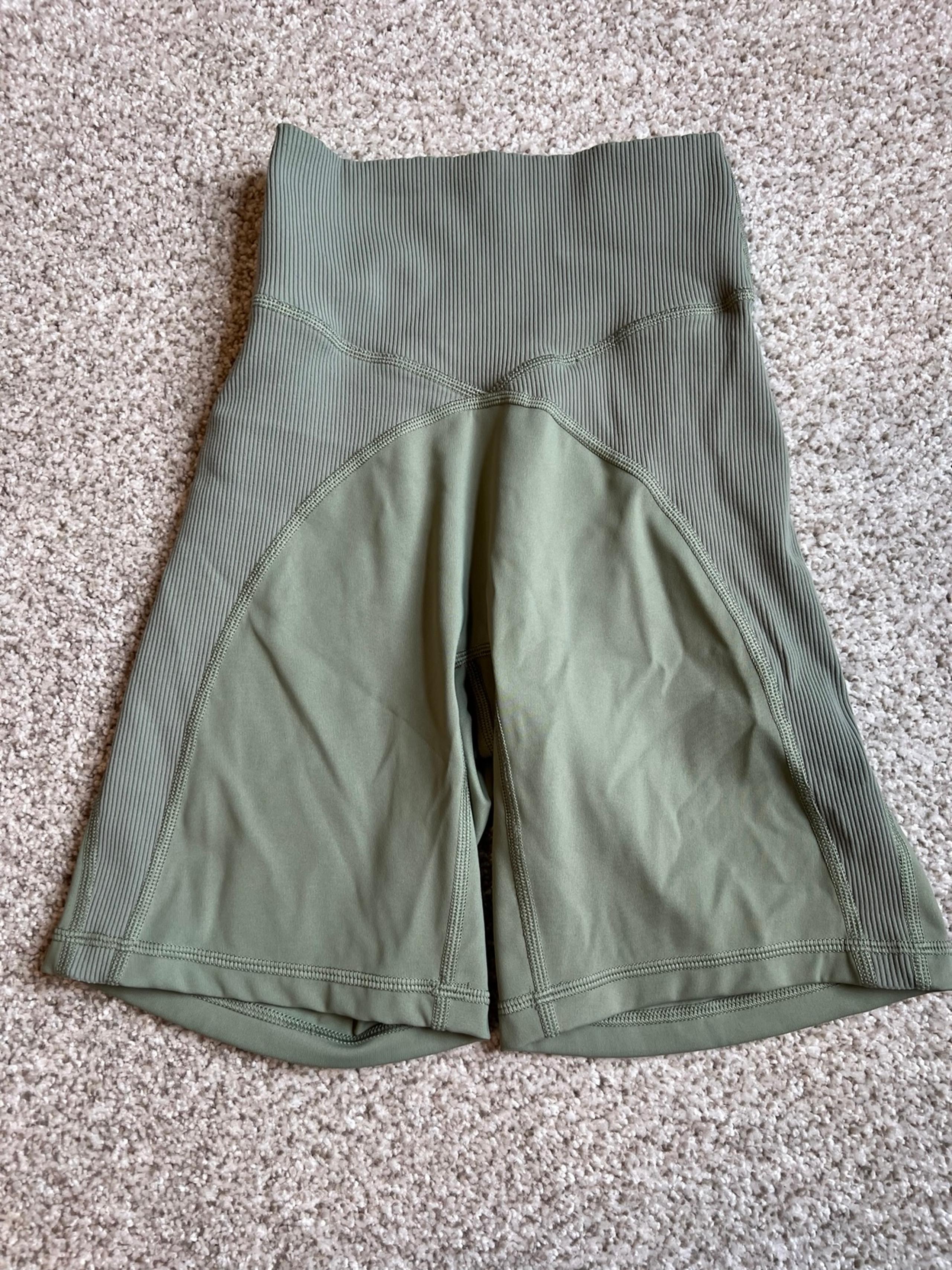 Offline by Aerie Green Bike Shorts