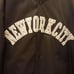 WEGO Black Baseball Jacket Size M with NEW YORK CITY Embroidery