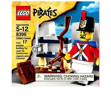 Free Shipping! Lego Pirates Set #8396 Soldier's Arsenal