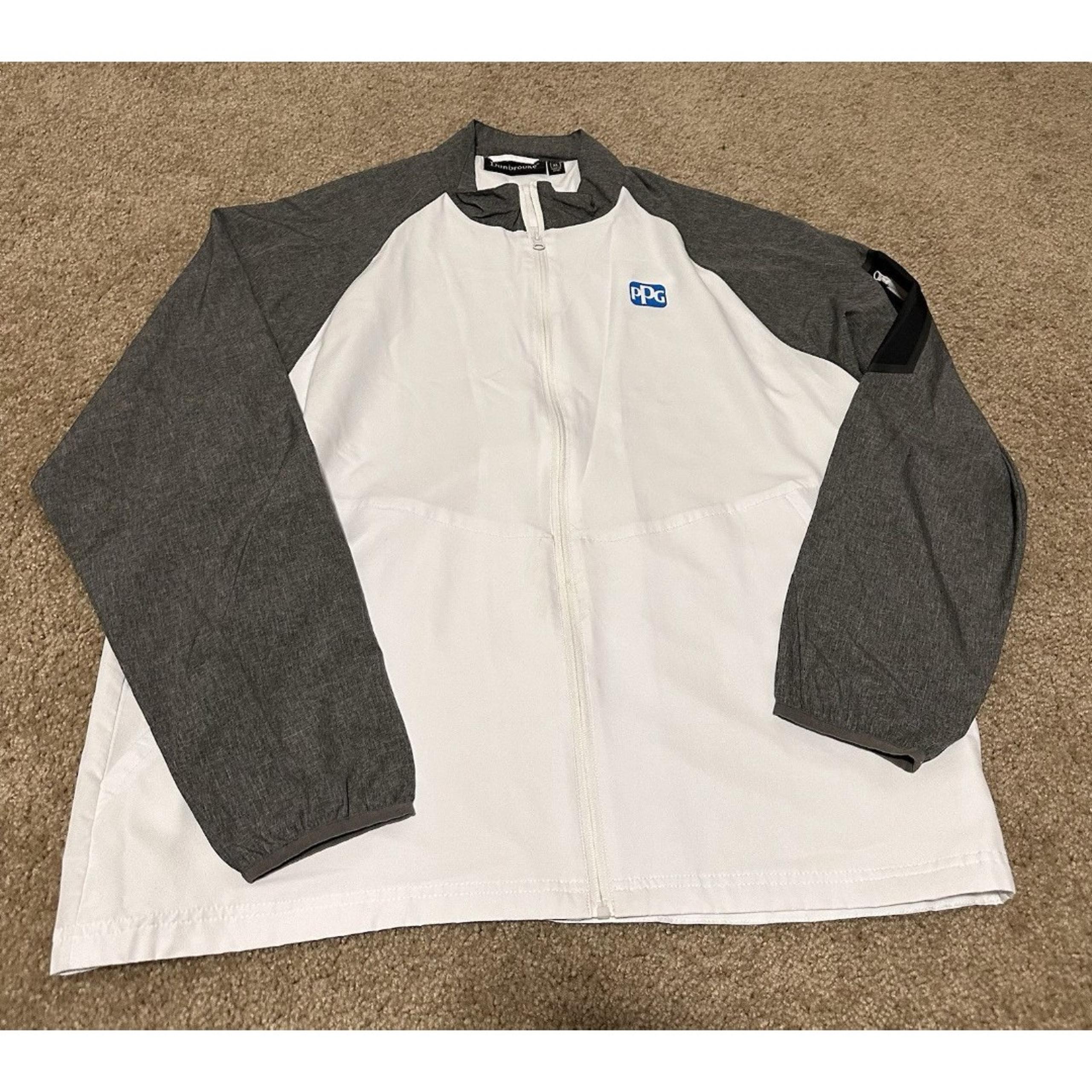 Dunbrooke Men’s White/Black/Grey PPG Paints Jacket LS - XL