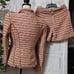 Brendalynn Fringe Tweed Mini Blazer Set Pants(Large)/ Blazer(Medium)