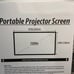 Portable Projector Screen 100 Inches NEW (Screen ONLY)