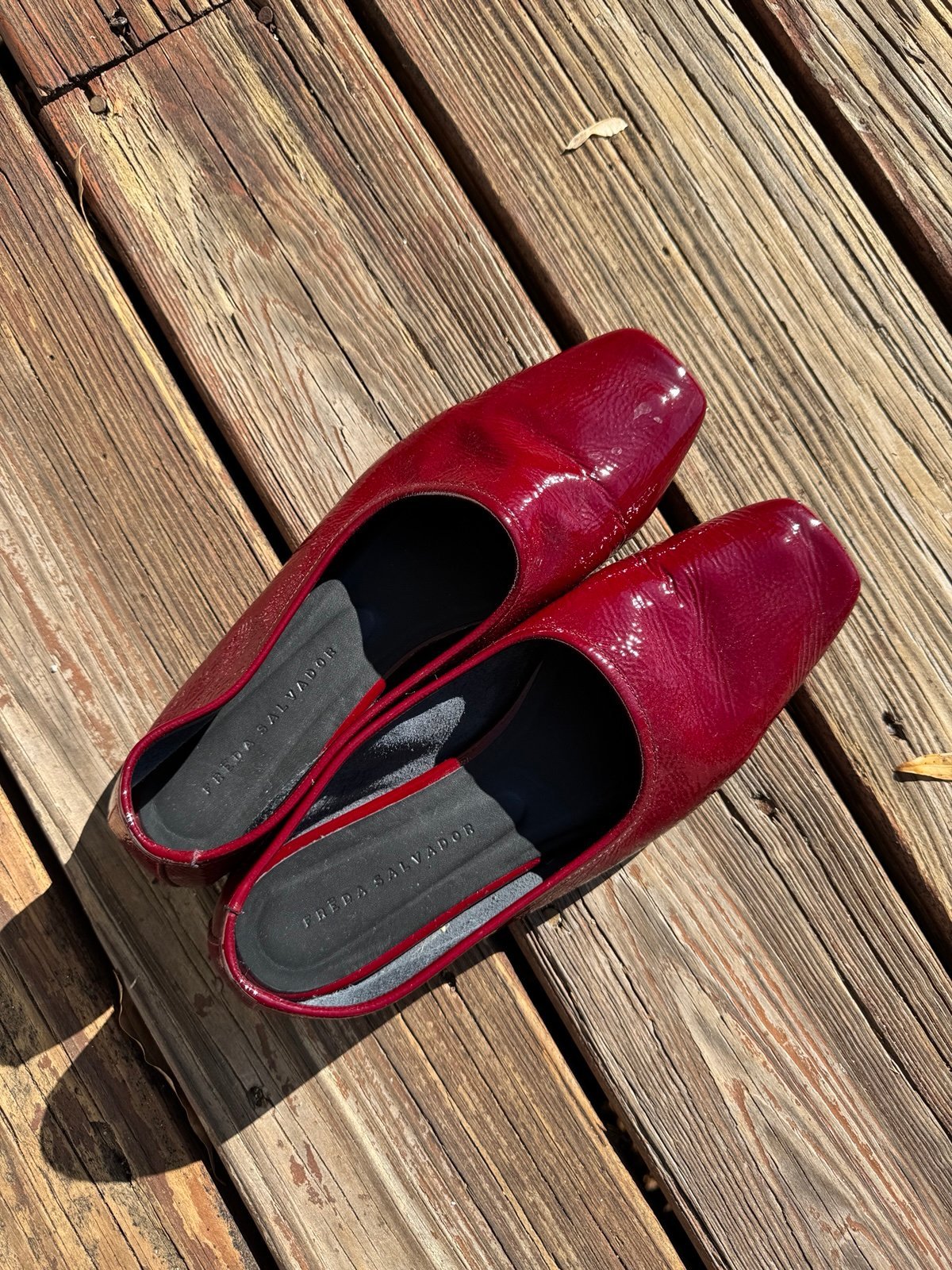Freda Salvador Oxblood Jessie Flats