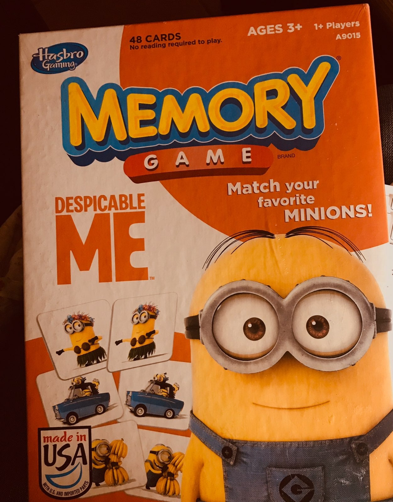 Despicable ME Minion Memory game