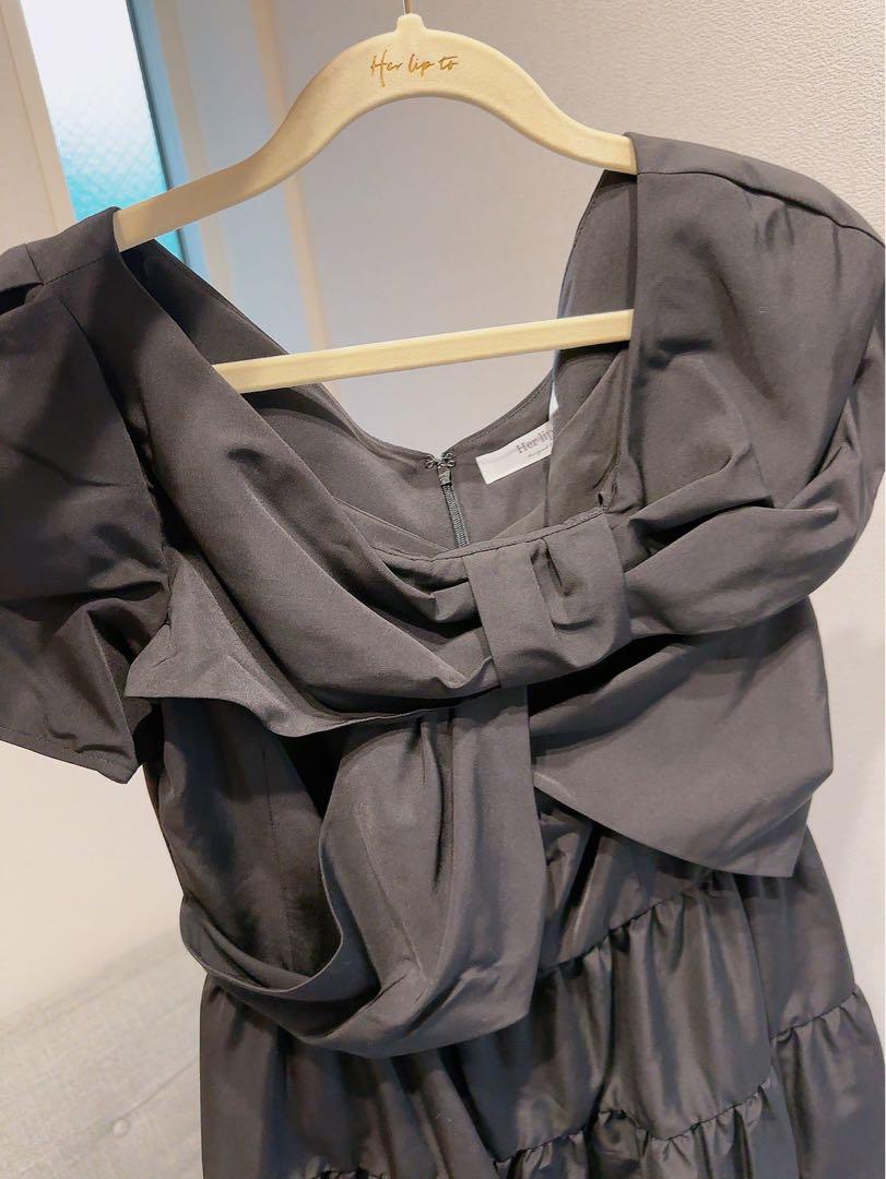 Twisted Ribbon Tiered Dress