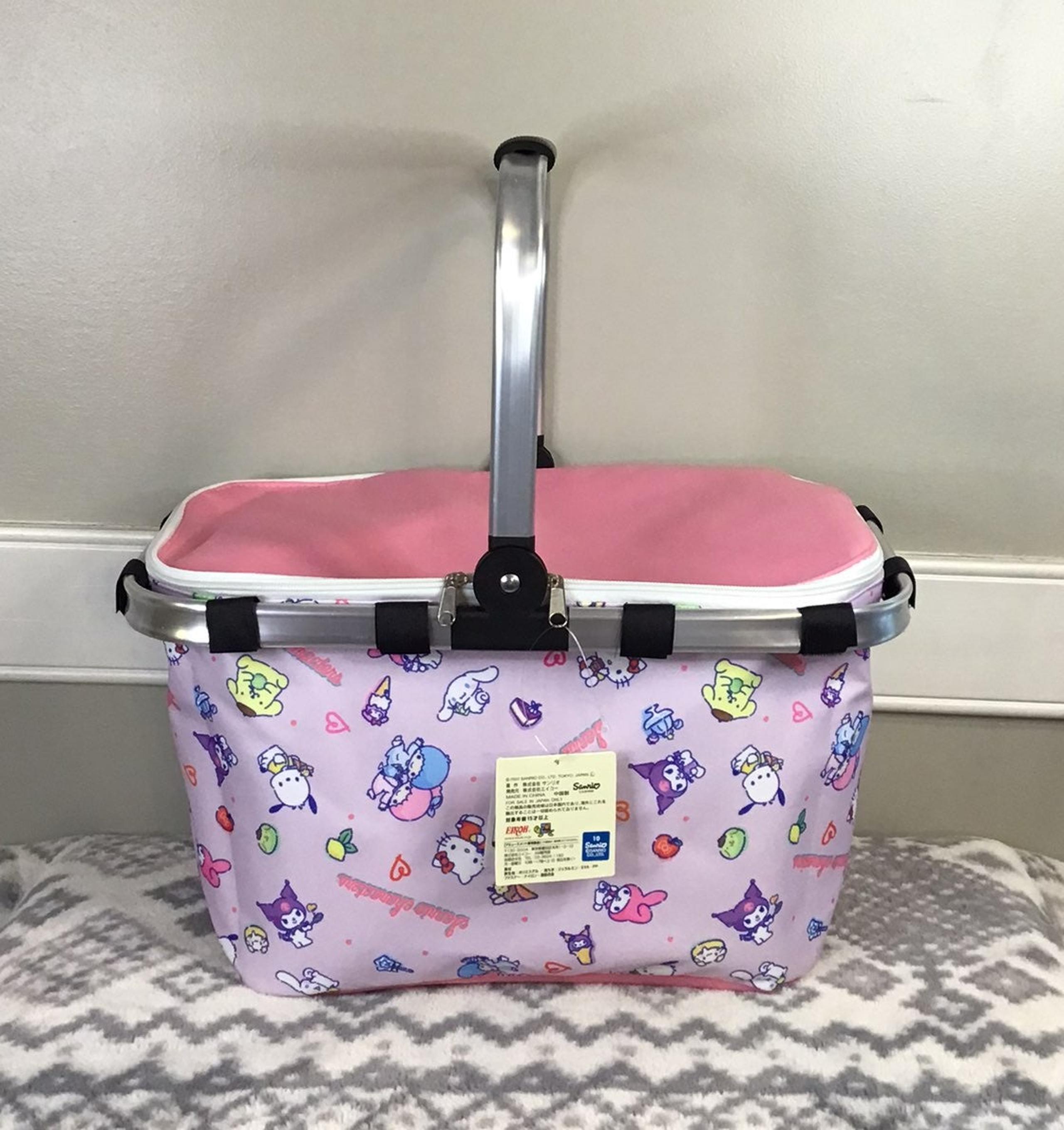 Sanrio Characters My Best Flavor Cool Basket NWT