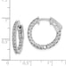 Sterling Shimmer Sterling Silver Rhodium-plated 34 Stone 2.0mm CZ In and Out Rou